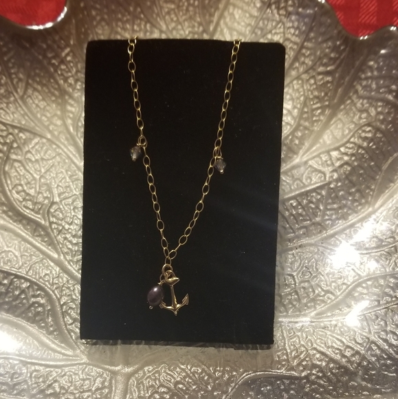 Anchor charm dangle anklet - Picture 2 of 4